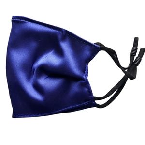 Silk face mask with nose wire